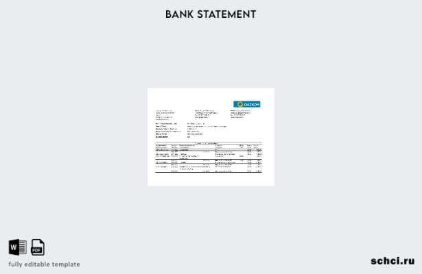 цифровая загрузка шаблона Excel банковской выписки Qazkom в Казахстане